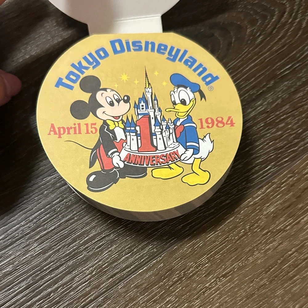 Disney Colorful 25th Anniversary notepad